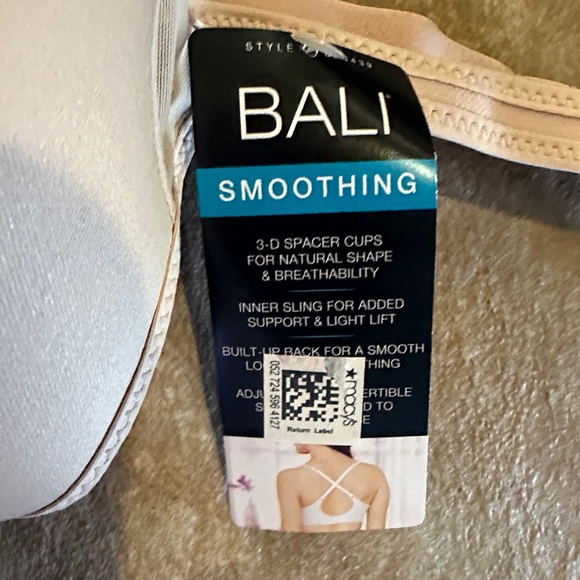 BNWT Bali Soft Pink Underwire Bra size 38C - Picture 2 of 7